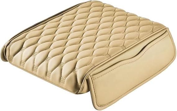 Car Center Console Pad for Lincoln MKZ 2010 2011 2012 2013 2014 2015 2016 2017 2018 2019, Leather Center Console Armrest