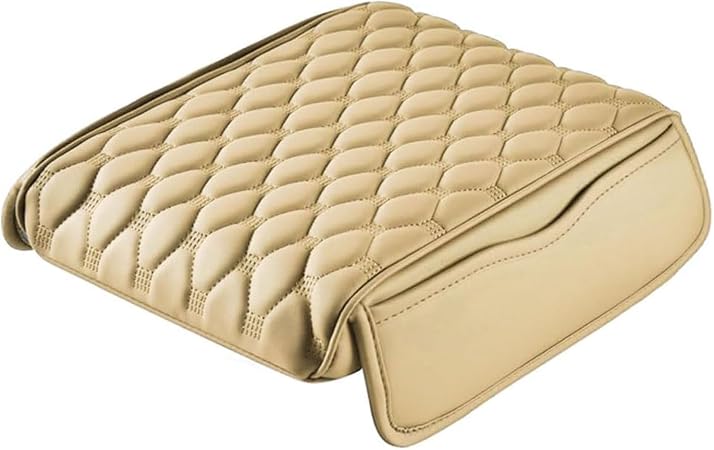 Car Center Console Pad for Lincoln MKZ 2010 2011 2012 2013 2014 2015 2016 2017 2018 2019, Leather Center Console Armrest