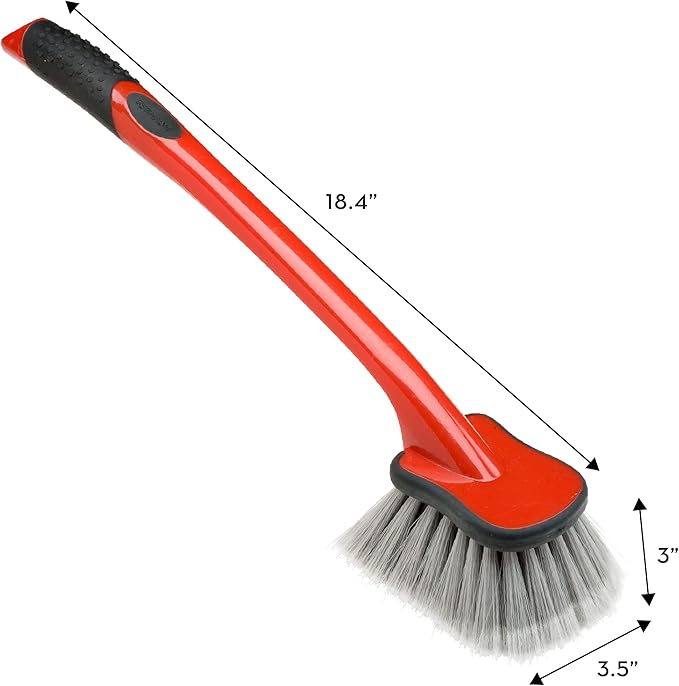 Mothers 155800 Wheel Well Long Handled Brush
