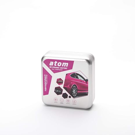 Nanoprotect Nano Coating Atom The Original 9H Car Ceramic Coating Nano 9h Paint Protection Sealant 50 ml. Kit and Degrea