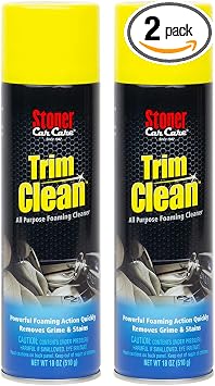 Stoner Car Care 91134-2PK Trim Clean – All-Purpose Foaming Automotive Interior Cleaner, Fast-Acting Formula Quickly Remo