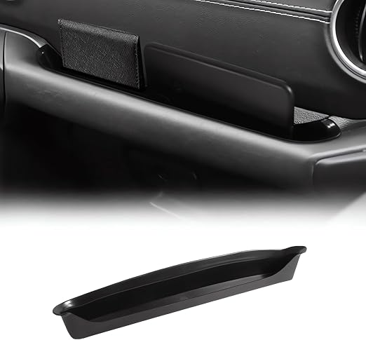 Interior Passenger Grab Handle Organizer Storage Tray Compatible with 2018-2023 Jeep Wrangler JL/JLU & Jeep Gladiator JT