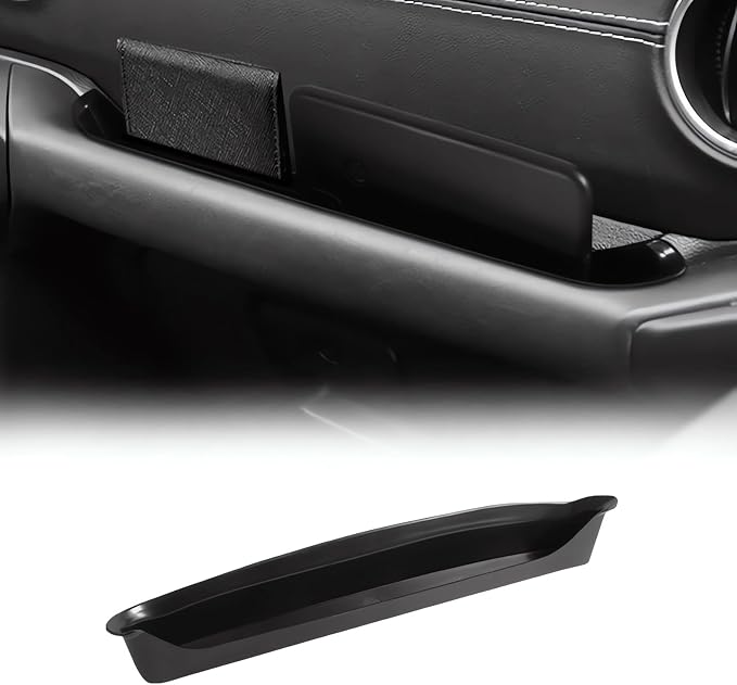 Interior Passenger Grab Handle Organizer Storage Tray Compatible with 2018-2023 Jeep Wrangler JL/JLU & Jeep Gladiator JT