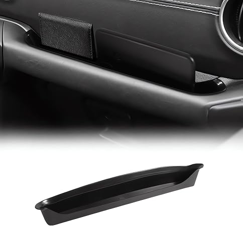 Interior Passenger Grab Handle Organizer Storage Tray Compatible with 2018-2023 Jeep Wrangler JL/JLU & Jeep Gladiator JT