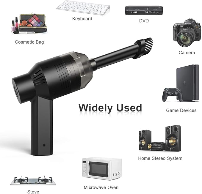 [Upgrade] Mini Vacuum Cordless Vacuum Keyboard Cleaner Rechargeable,for Cleaning Dust,Hair,Crumbs,Eraser Scrap,Laptop,Pet House,Sewing Machine