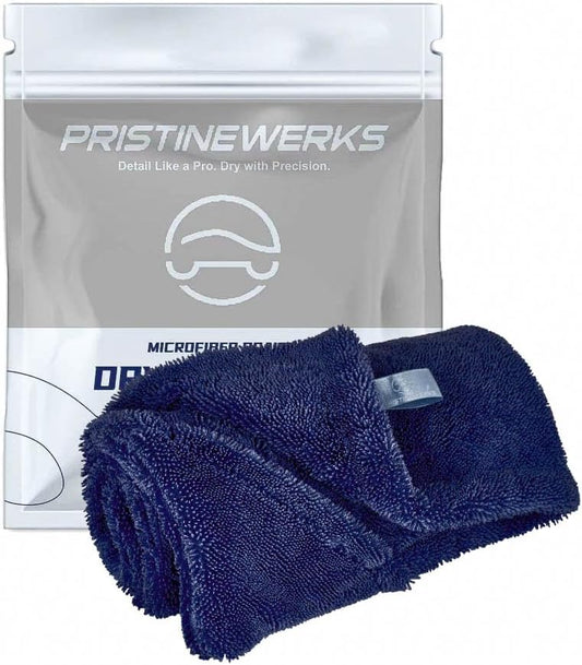 Premium Car Drying Microfiber Towel, Double Sided, Hand Pockets, Easy Grip, 1300 GSM, Super Absorbent, Ultra Soft, Detailing, Cleaning, Car Wash