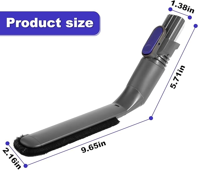IX141 Vacuum Dusting brush Replacement Parts Compatible with Shark Pet Cordless Stick IX141 IZ163H IZ362H IX140 IZ140 IZ142 UZ145 Dust Brush rotatable Attachments for D-Shaped Vacuum