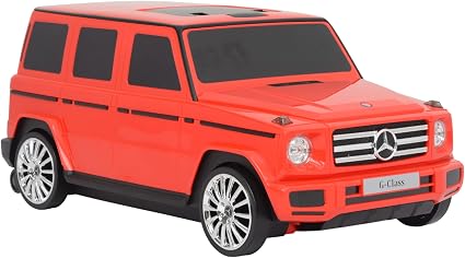 Best Ride On Cars Mercedes G-Class Stylish Large All-in-One Suitcase Ride-On SUV Vehicle & Carry-On Stroller Luggage, fo