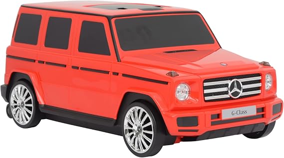 Best Ride On Cars Mercedes G-Class Stylish Large All-in-One Suitcase Ride-On SUV Vehicle & Carry-On Stroller Luggage, fo