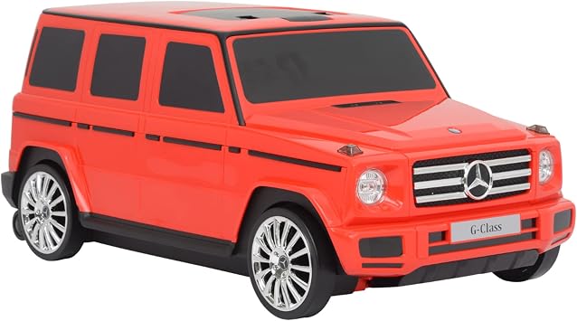 Best Ride On Cars Mercedes G-Class Stylish Large All-in-One Suitcase Ride-On SUV Vehicle & Carry-On Stroller Luggage, fo