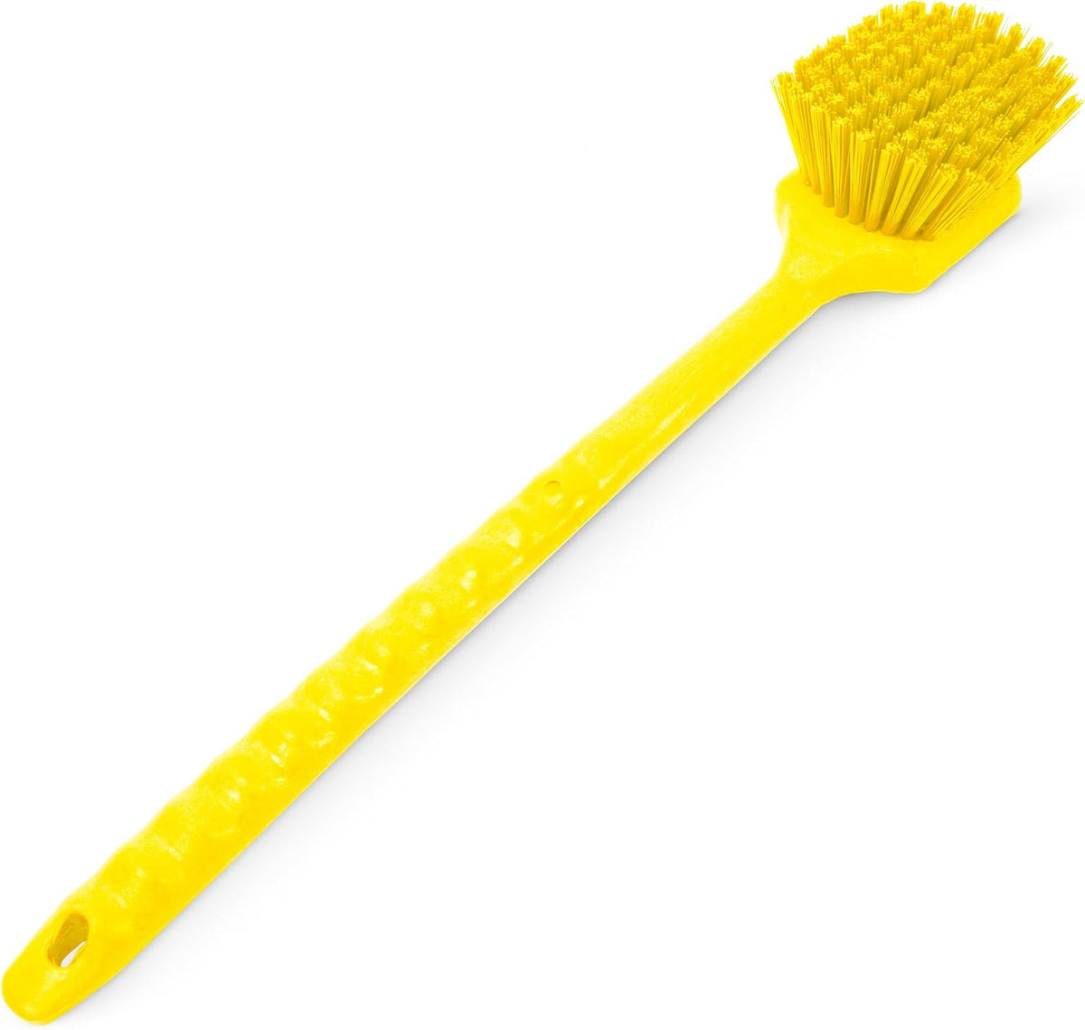 20 Inch Floater Scrub Brush, Polybutylene Bristles, Yellow