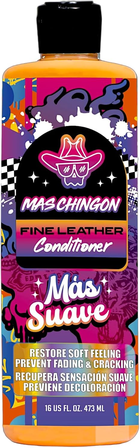 Mas Chingon Fine Leather Conditioner for Leather Car Interiors, Seats, Boots, Bags and More (Works on Natural, Synthetic