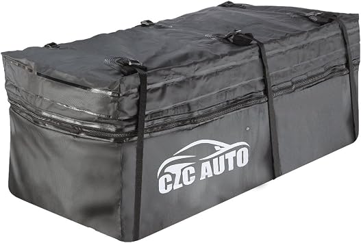 CZC AUTO Expandable Hitch Cargo Carrier Bag 9.5 cu. ft, Soft, Waterproof