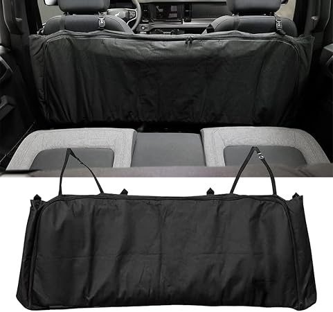 D-Lumina Soft Top Window Storage Bag - Compatible with Ford Bronco 4-Door 2021 2022 2023 2024 2025 2026 - Rearseat Stora