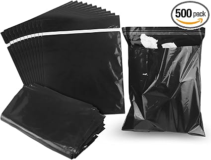 Car Trash Bags Disposable, 500 Pack Car Garbage Bag, Self Adhesive Vomit Bags, Trash Bag Automobiles for Cars, Kitchens,