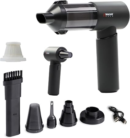 Wagan EL7209 Cordless Car Vacuum Cleaner Air Blower Handheld Air Duster - Cleanova