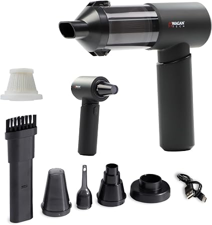Wagan EL7209 Cordless Car Vacuum Cleaner Air Blower Handheld Air Duster - Cleanova