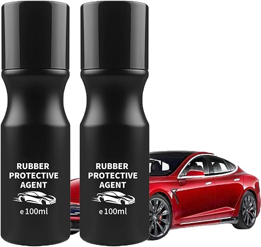 Car Rubber Seal Protectant - Gummi Pflege, Car Door Rubber Seal Protectant Strip Lubrication, Black Plastic Car Trim Res
