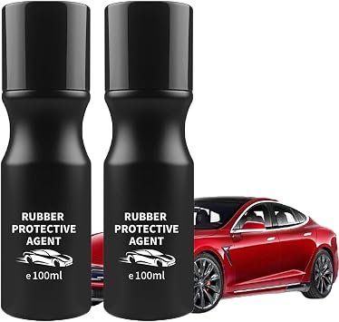 Car Rubber Seal Protectant - Gummi Pflege, Car Door Rubber Seal Protectant Strip Lubrication, Black Plastic Car Trim Res