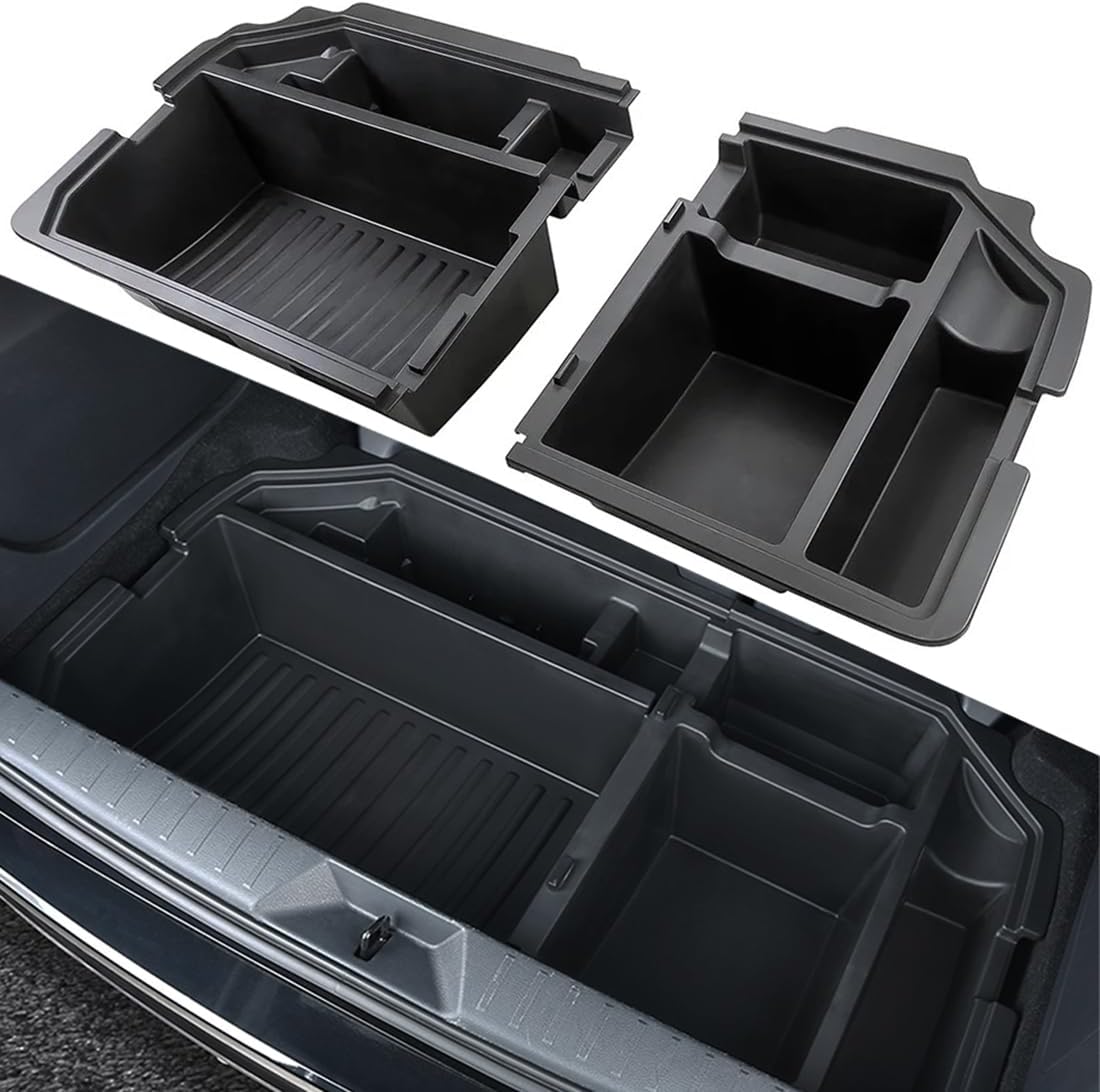 2021-2026 Toyota Sienna Trunk Organizer, Insert Cargo Rear Hatch Storage Boxs fit Sienna Accessories