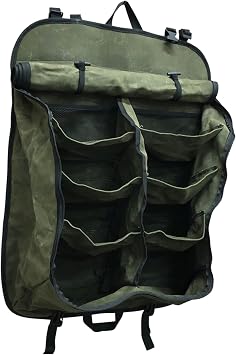Overland Vehicle Systems Camping Gear Storage Bag - #16 Waxed Canvas - Infused with Paraffin Wax Waterproofing - 8 Stora