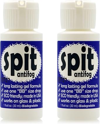 JAWS Spit Anti-Fog Gel Solution Defogger for Snorkel Mask, Scuba Divers, Paintball, Eye Wear, Sport Goggles, Made in the