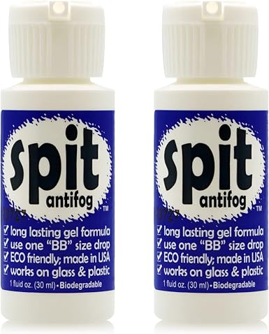 JAWS Spit Anti-Fog Gel Solution Defogger for Snorkel Mask, Scuba Divers, Paintball, Eye Wear, Sport Goggles, Made in the
