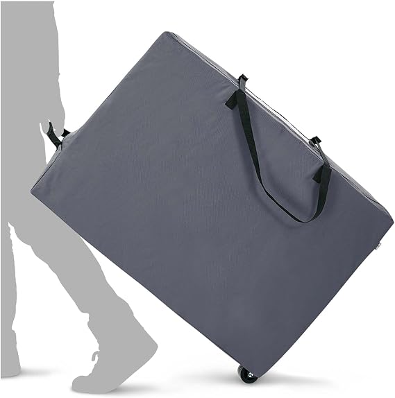 Cuddly Nest 900D Folding Mattress Bag with Wheels Fits 6" TWIN & TWIN XL