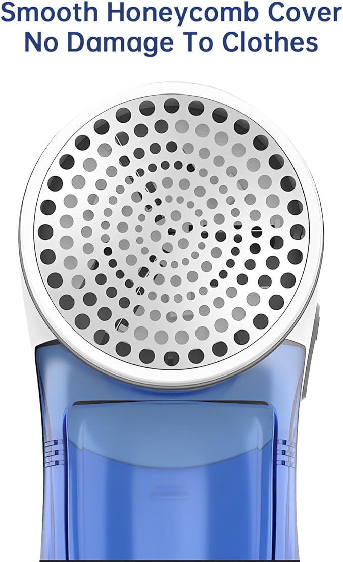 Fabric Shaver, Electric Lint Remover for Clothes & Furniture, Sweater Shaver & Pilling Remover, Depiller with 2 Extra Blades Included, Lint Shaver for Clothing - Battery Operated