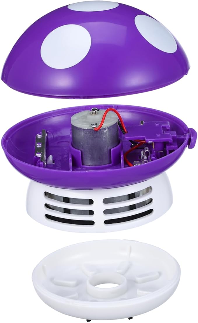 Alipis Desk Vacuum Cleaner Mini Tabletop Vacuum Portable Efficient Low Sound Ideal for Kitchen Counter and Desk Cleaning