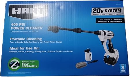 HART 20-Volt Cordless Pressurized Vehicle Cleaner Portable Cleaning