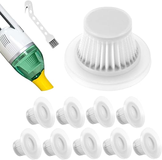 10 Pack Dock Vacuum Filters Fit for Horsepewer Dock Cordless Cleaner - Cleanova