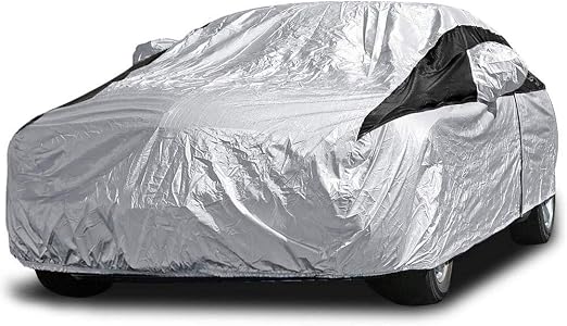Titan Premium Multi-Layer PEVA Car Cover for Sedans 186-202". Waterproof, UV Protection, Anti-Scratch Protective Lining,