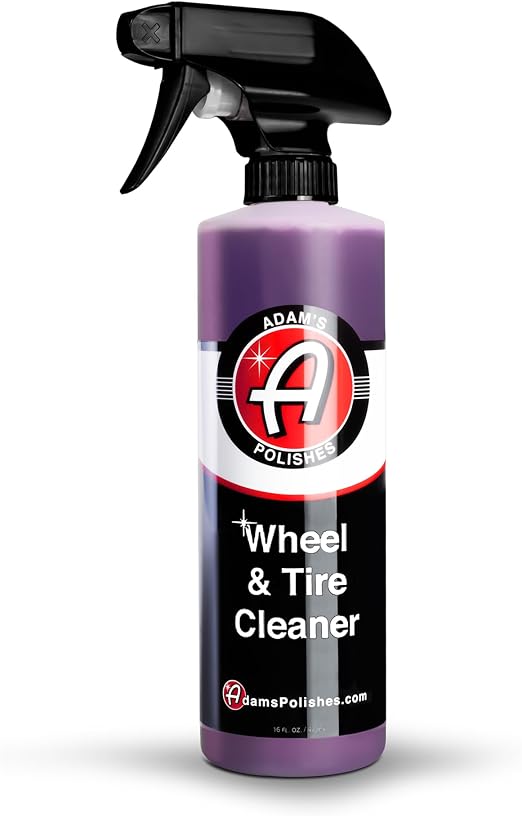 Adam's Polishes Wheel & Tire Cleaner 16oz - Professional All in One Car Wash Wheel Well Cleaning Spray for Car Detailing