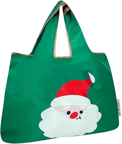 allydrew Large Foldable Tote Nylon Reusable Grocery Bags