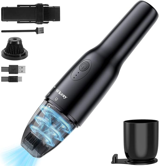 Wkzay Cordless Handheld Vacuum Cleaner - 16000 Pa Suction and Brushless Motor for Rechargeable Lightweight and Portable Cleaning in Home
