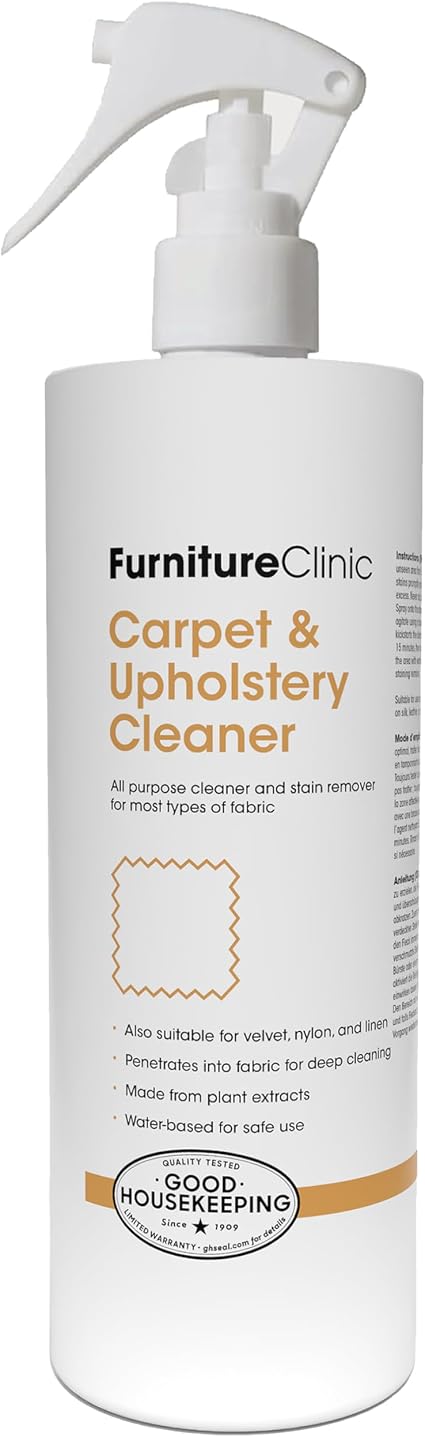 Furniture Clinic Fabric Cleaner | Everyday Cleaning Spray for Furniture, Fabric, Rugs, Carpet, Couches, Car Seats and Mo