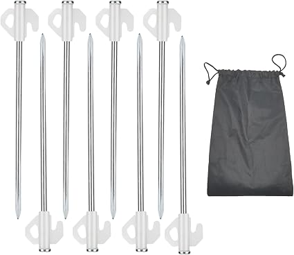 Heavy Duty Steel Tent Stakes