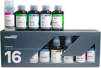CARPRO Cube Box Sampler - Products in 50mL Sizes - Reload, IronX, Reset, Bug-Out, ECH2O, EliXir, Perl, Inside, Spotless,