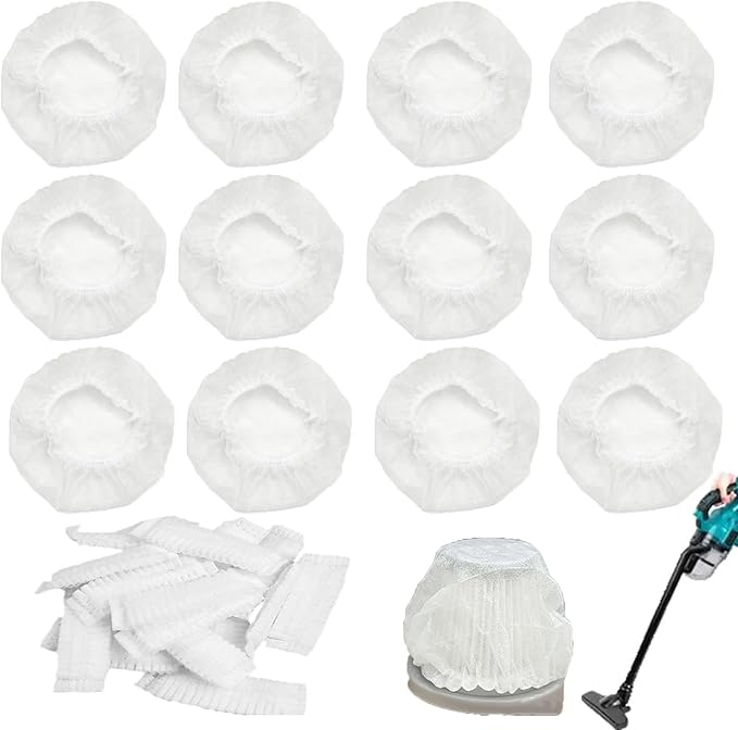 100 Pack Hand Vacuum Filter Cover Disposable Non-Woven Fabric Filters Caps for Dustbuster Cordless Handheld Vacuum Car Vacuum Cleaner Rechargeable Mini Portable Vacuum