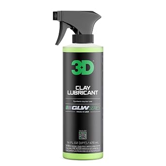 3D Clay Lubricant GLW Series | DIY Car Detailing | Hyper Slick Lubrication for Clay Bars | Eliminates Contaminants from 
