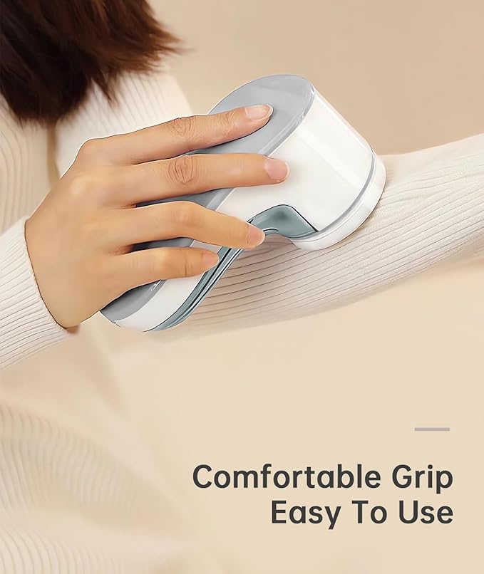 Fabric Shaver, Electric Lint Remover for Clothes & Furniture, Sweater Shaver & Pilling Remover, Depiller wtih 2 Extra Blades Included, Lint Shaver for Clothing - Battery Operated