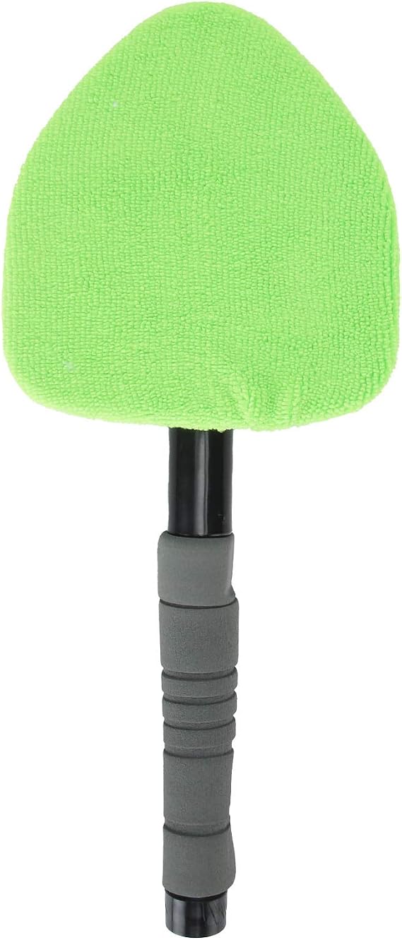 Fdit Microfiber Car Window Tool Windshield Cleaner Wand Tool with Telescopic and Extendable Handle Auto Inside Glass Wip