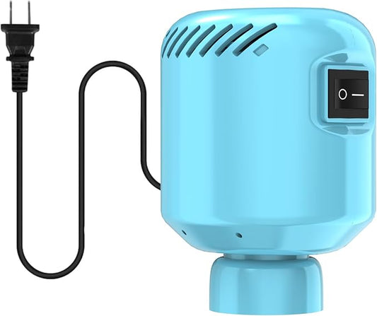 Electric Pump for Vacuum Storage Bags, Portable Vacuum Bag Pump, Electric Vacuum Pump for Storage Bags, Great for Various Vacuum Seal Bags for Clothing,Blankets,Bedding- Blue (No Bags)