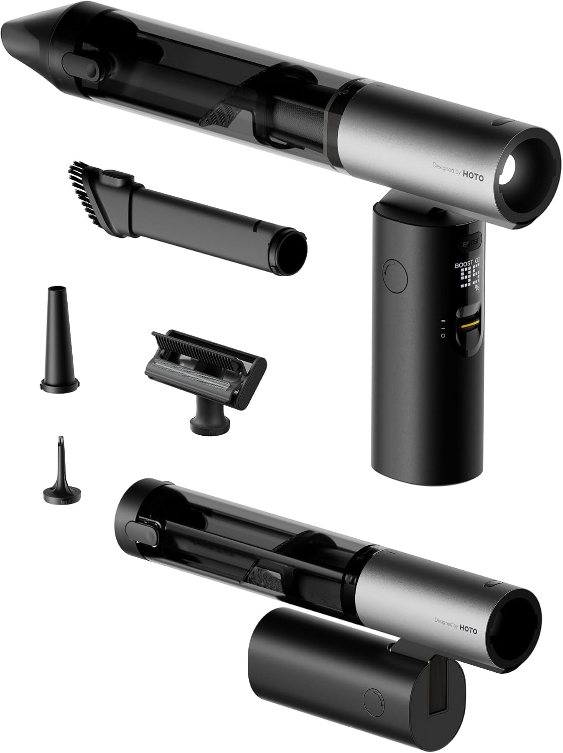 PENVAC Pivot Car Vacuum, Handheld Vacuum Cordless, 18.5in Reach