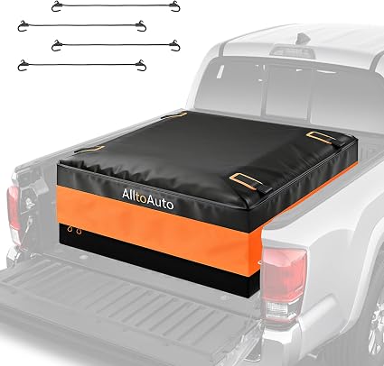 38 Cubic Feet Truck Bed Cargo Bag, Waterproof with Heavy Duty PVC