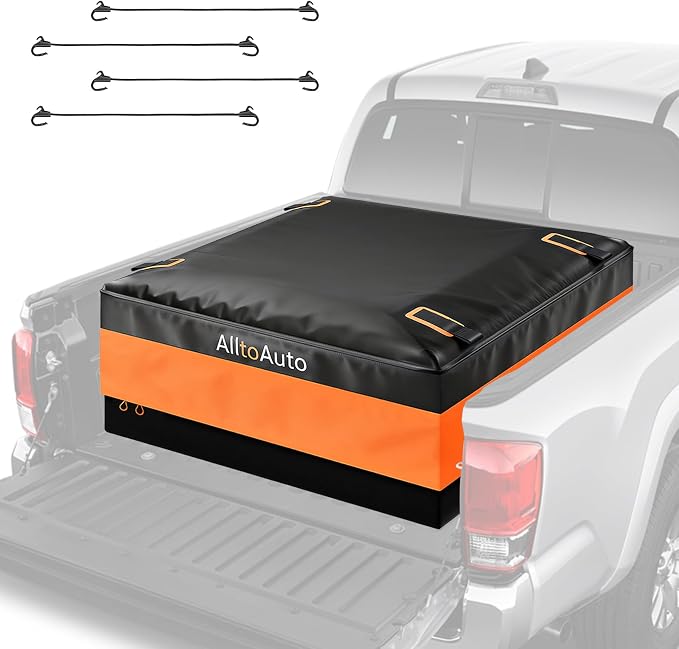 38 Cubic Feet Truck Bed Cargo Bag, Waterproof with Heavy Duty PVC