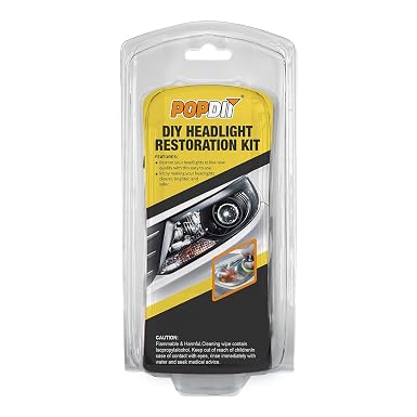 Auto Vehicle Headlight Restoration Kit, DIY Car Care Electric Repair Kit to Restore Oxidation Hazy Yellow Scratch for He