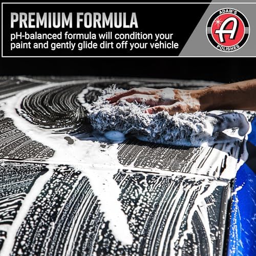 Car Wash Shampoo (Gallon) - pH Best Car Wash Soap For Snow Foam Cannon or Gun For Pressure Washer & 5 Gallon Bucket, Powerful Safe Spot Free Cleaning Liquid Auto Detergent