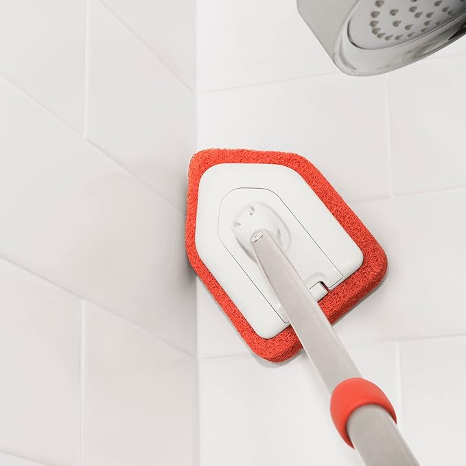 OXO Good Grips Tub and Tile Scrubber Refill, Orange, 1 Count (Pack of 2)